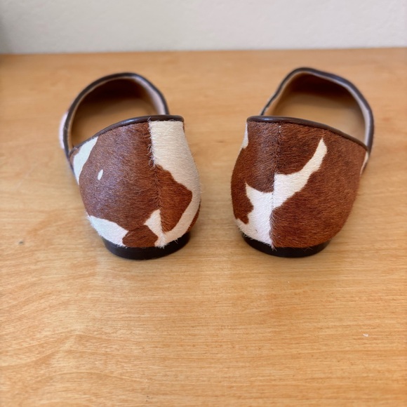 Chico's Sophie Pony Haircalf Leather Flats SZ 7.5 - Picture 7 of 8